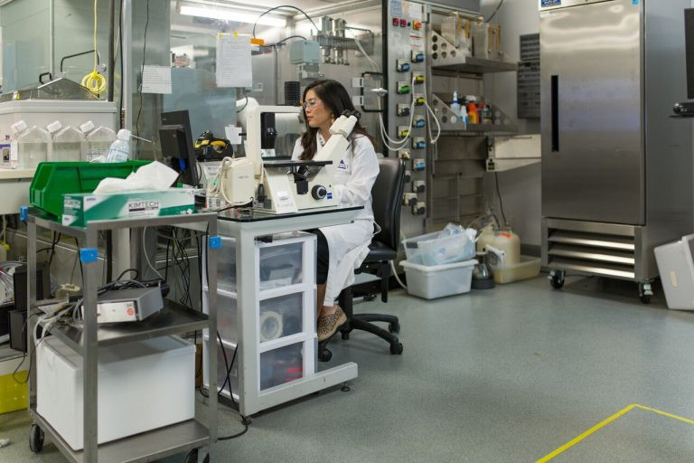 Vertex’s “Cell Daycare,” where cells isolated from human lungs are stored and developed.