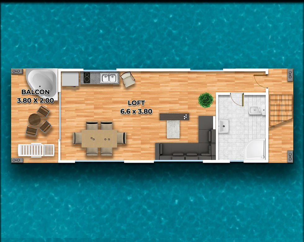 PLANO CASAS DEL AGUA LOFT 1