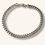 Thumbnail: STERLING SILVER 925 CURB LINK BRACELET 9” - H