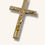 Thumbnail: 10K YELLOW GOLD CRUCIFIX CROSS PENDANT - H
