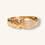 Thumbnail: 10K ROSE GOLD KEEPER RING - 01074J