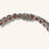 Thumbnail: 925 STERLING SILVER SYNTHETIC GARNET TENNIS BRACELET 8” - H