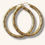 Thumbnail: 10K YELLOW GOLD HOLLOW EARRINGS - H