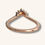 Thumbnail: PANDORA TIARA WISHBONE RING SIZE 5 - H