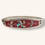 Thumbnail: 925 SILVER TAXCO MEXICO RED ENAMEL ABALONE INLAY BANGLE - 00835J