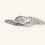 Thumbnail: 10K WHITE GOLD ROUND CUT .20ctw DIAMOND RING - 00860J