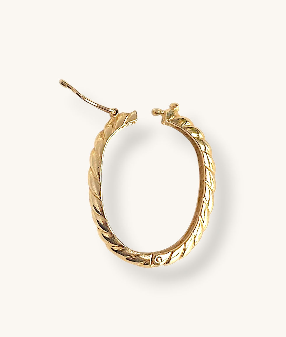 Thumbnail: 14K YELLOW GOLD PEARL SHORTNER CLASP - H