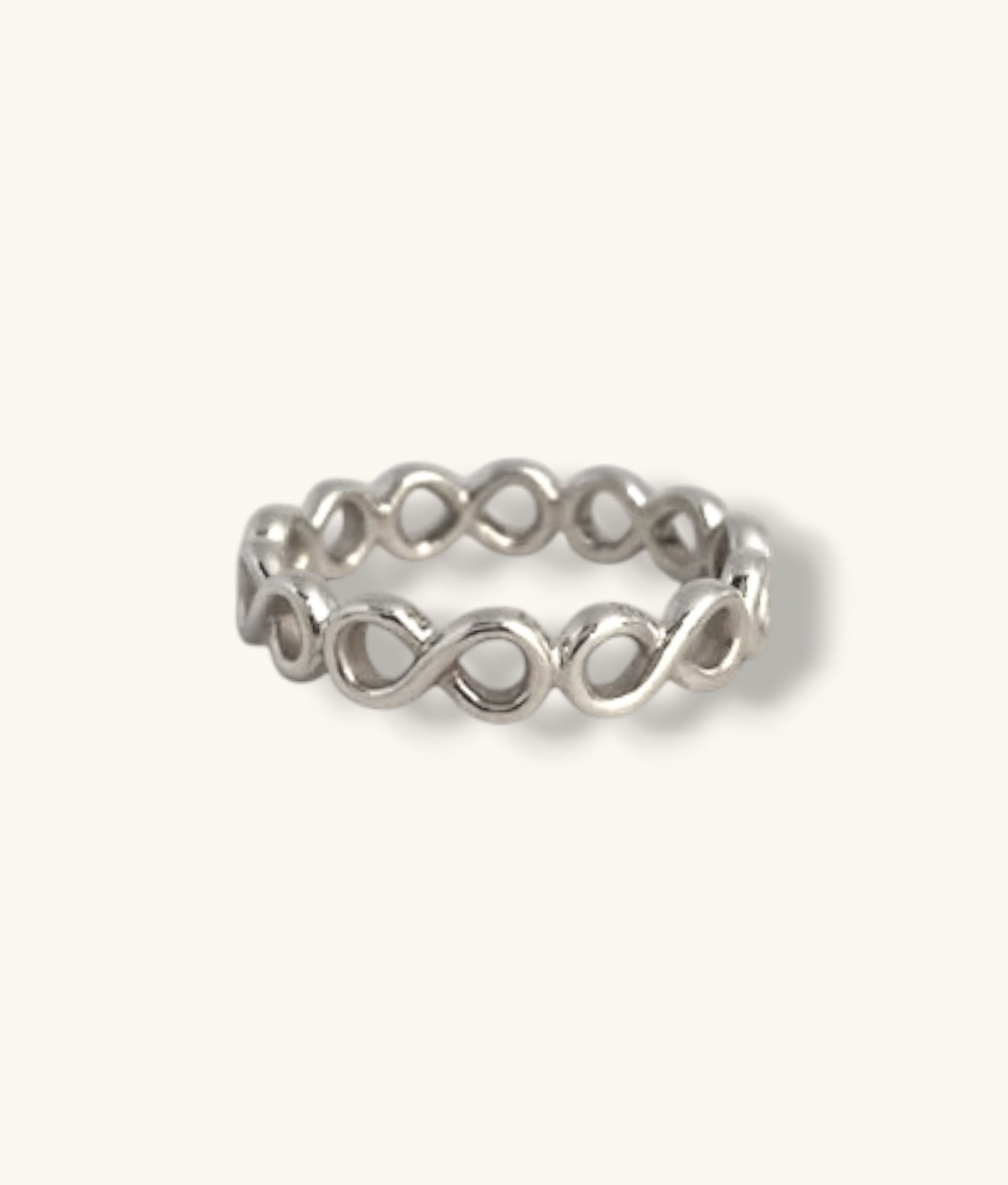 925 PANDORA SIMPLE INFINITY BAND RING SZ 7 - RG925103 - HI