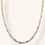 Thumbnail: 10K TWO TONE 20" CUBAN LINK NECKLACE - 00722J