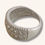 Thumbnail: SILVER RING WITH SIMULATED DIAMONDS SIZE 7- H