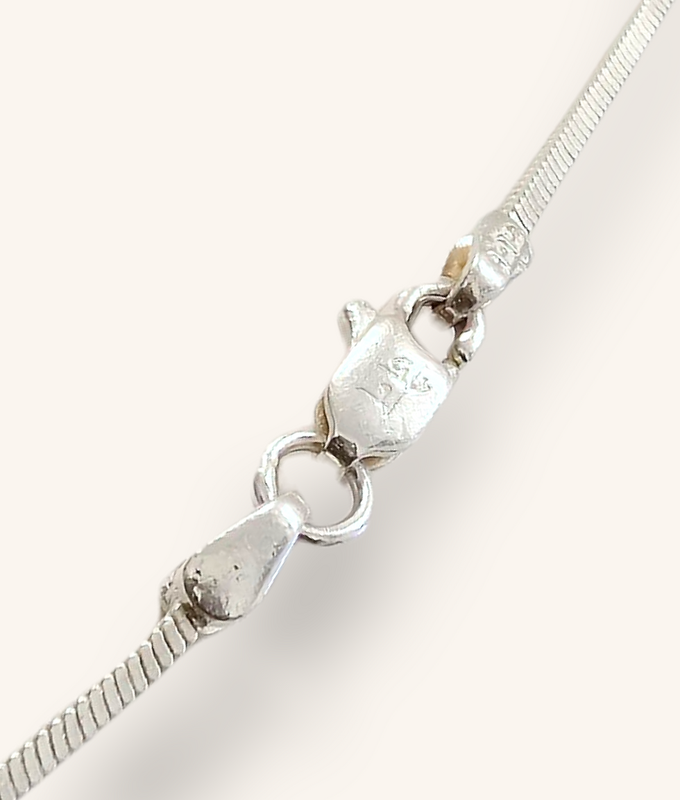 Thumbnail: 925 SILVER "JAGDEEP" PENDANT NECKLACE - 00502H