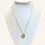 Thumbnail: 10K YELLOW GOLD MOTHER & CHILD HEART DIAMOND PENDANT NECKLACE - 00914J