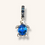 Thumbnail: PANDORA MURANO BLUE GLASS SEA TURTLE DANGLE CHARM - 00390J
