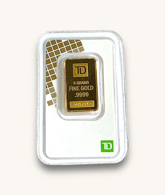 5g TD Gold Bar .9999
