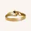 Thumbnail: 10K YELLOW GOLD MARQUISE HEMATITE RING - 01015J