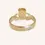 Thumbnail: 10K YELLOW GOLD IRISH CLADDAGH RING - 01008J
