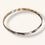 Thumbnail: 10K GOLD TRI-COLOR 6mm BANGLE BRACELET - 00720J