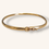 Thumbnail: 10K YELLOW GOLD BANGLE BRACELET - 00641J