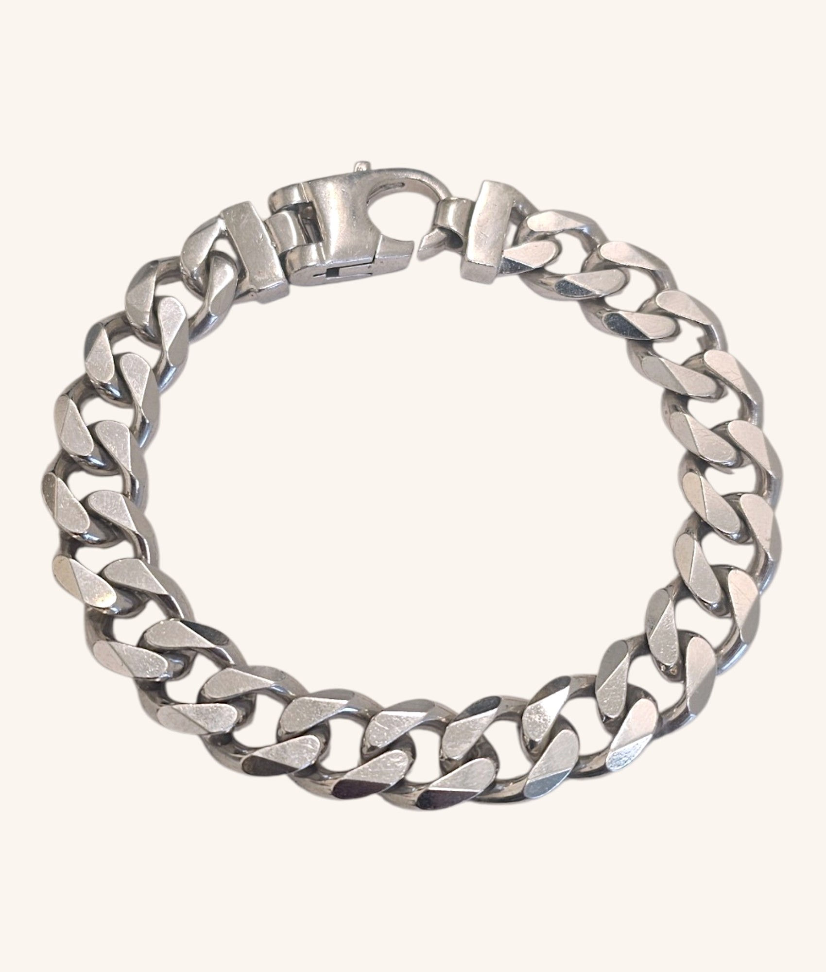 925 SILVER CUBAN LINK CHAIN BRACELET - 01313H