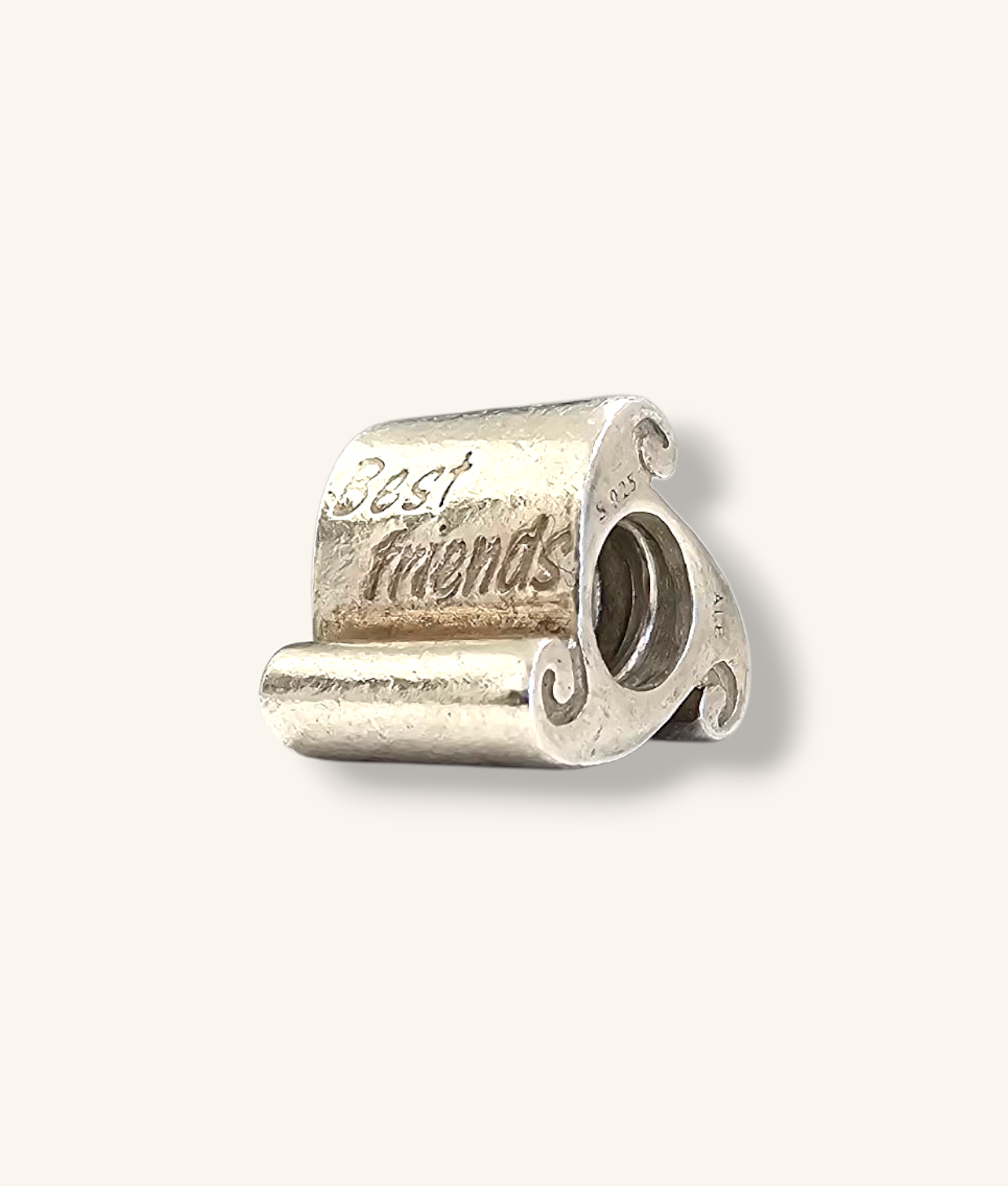 PANDORA BEST FRIEND SCROLL CHARM - 00782J