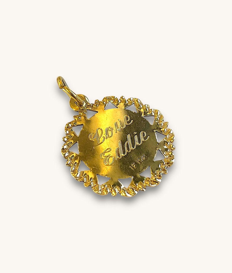 Thumbnail: 10K YELLOW GOLD SCORPIO ZODIAC PENDANT - H