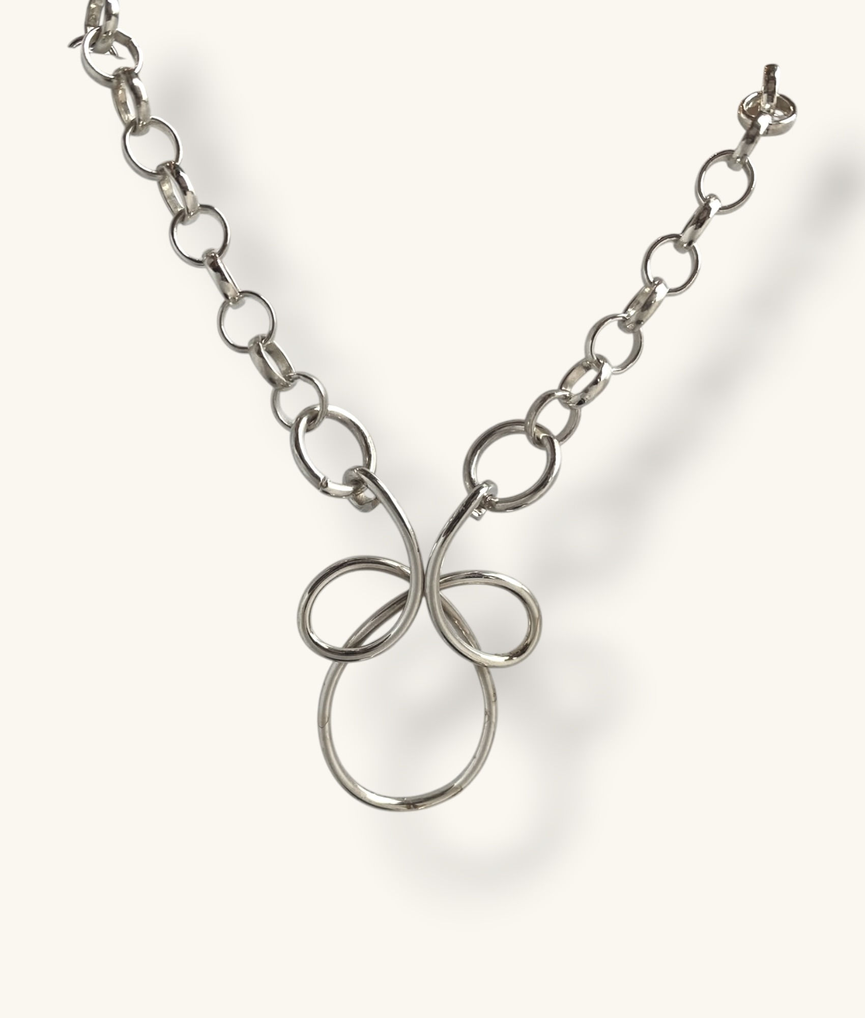 925 ARTISAN ROLO LINK NECKLACE 16.5" - CH925241 - H