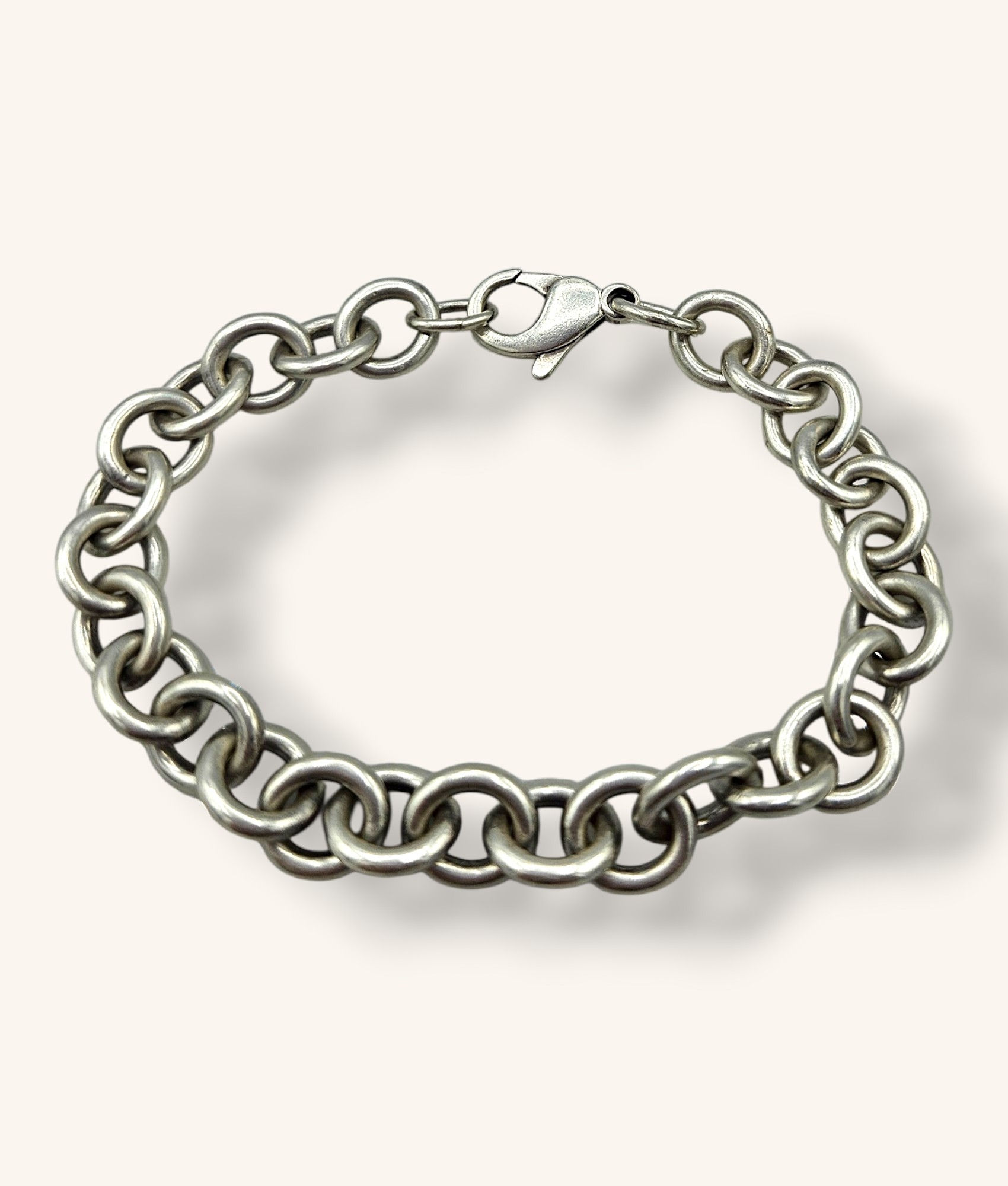 925 SILVER CABLE LINK BRACELET - 01316J