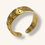 Thumbnail: 10K GOLD MOON ADJUSTABLE TOE RING - 00478J