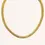 Thumbnail: 14K YELLOW GOLD DOUBLE TWISTED SNAKE LINK NECKLACE - 01002J