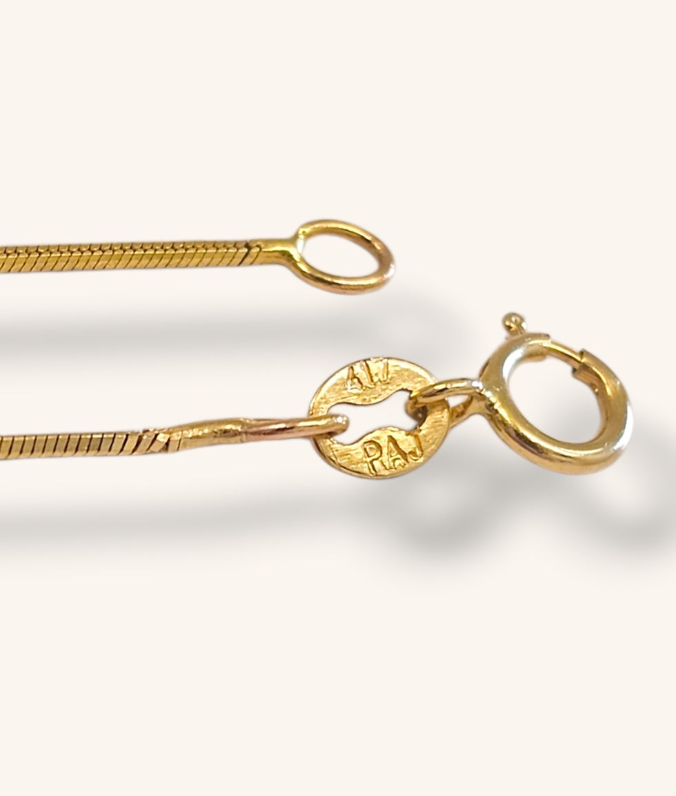 Thumbnail: 10K YELLOW GOLD LARIAT NECKLACE W/ HEART SHAPED PENDANT 16" - 01236J