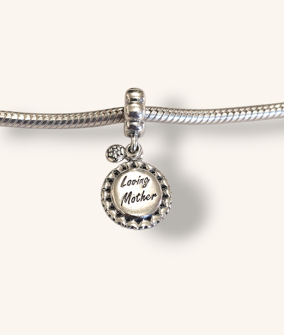 Thumbnail: PANDORA "LOVING MOTHER" DANGLE CHARM - 00737J