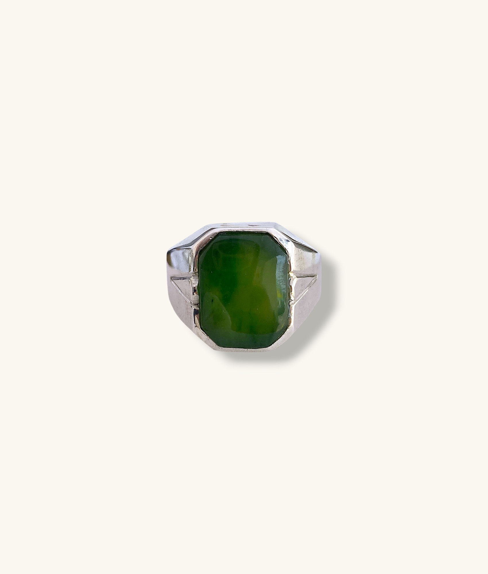 925 LARGE OCTOGON CUT AGATE RING SZ 11.5 – RG925060-HI