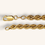 Thumbnail: 10K YELLOW GOLD ROPE CHAIN BRACELET - 01042J