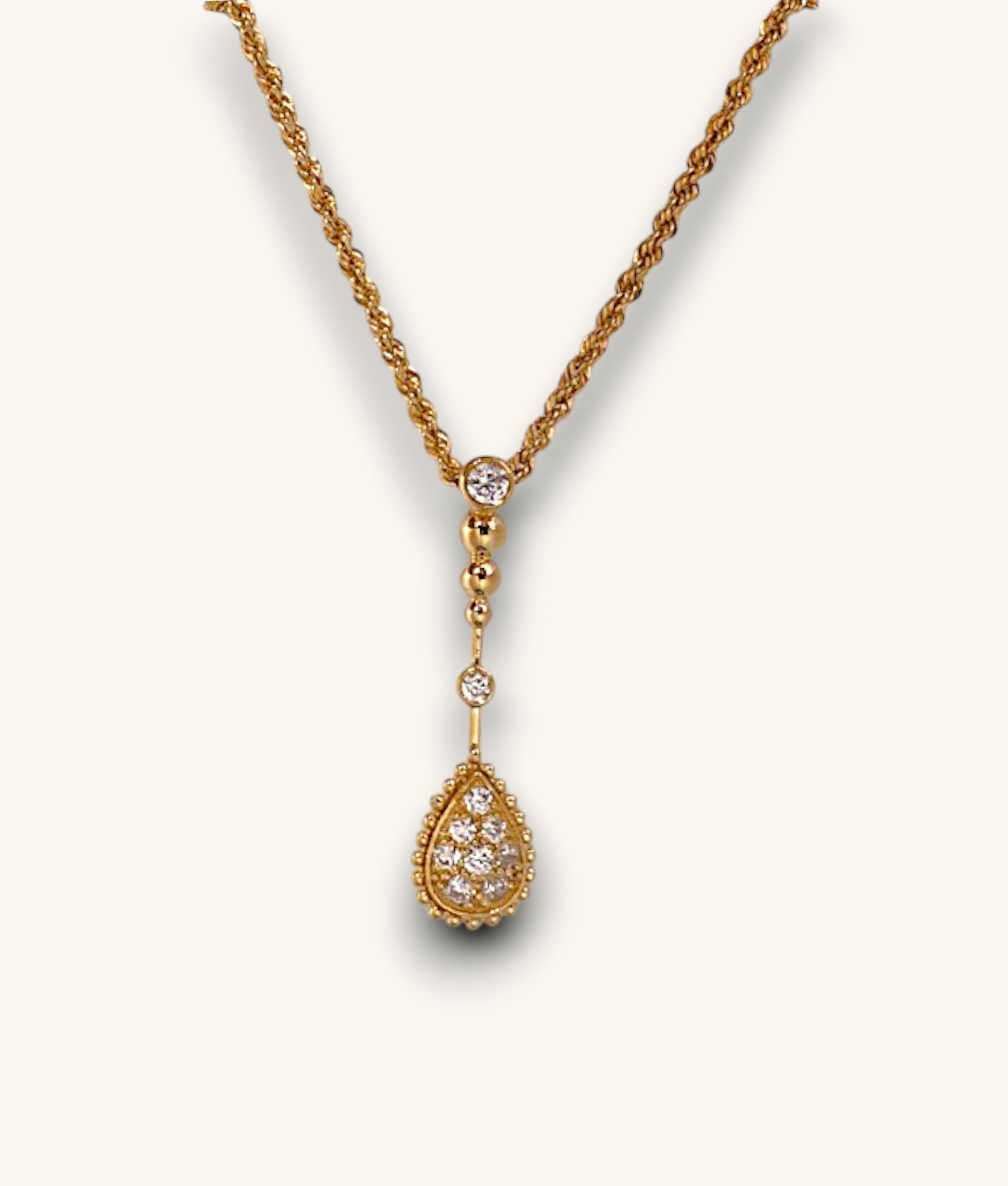 18K BOUCHERON SERPENT BOHÈME XS MOTIF PENDANT NECKLACE 17.5" - NK18K122 - HI