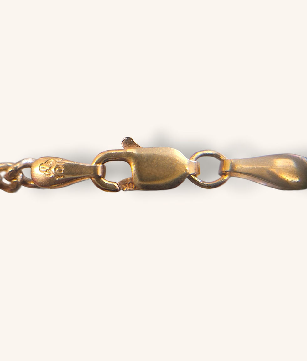 Thumbnail: 10K MEN'S YELLOW GOLD CUBAN LINK 24" NECKLACE - 01244J