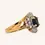 Thumbnail: 10K YELLOW GOLD SAPPHIRE & DIAMOND RING - 01017J