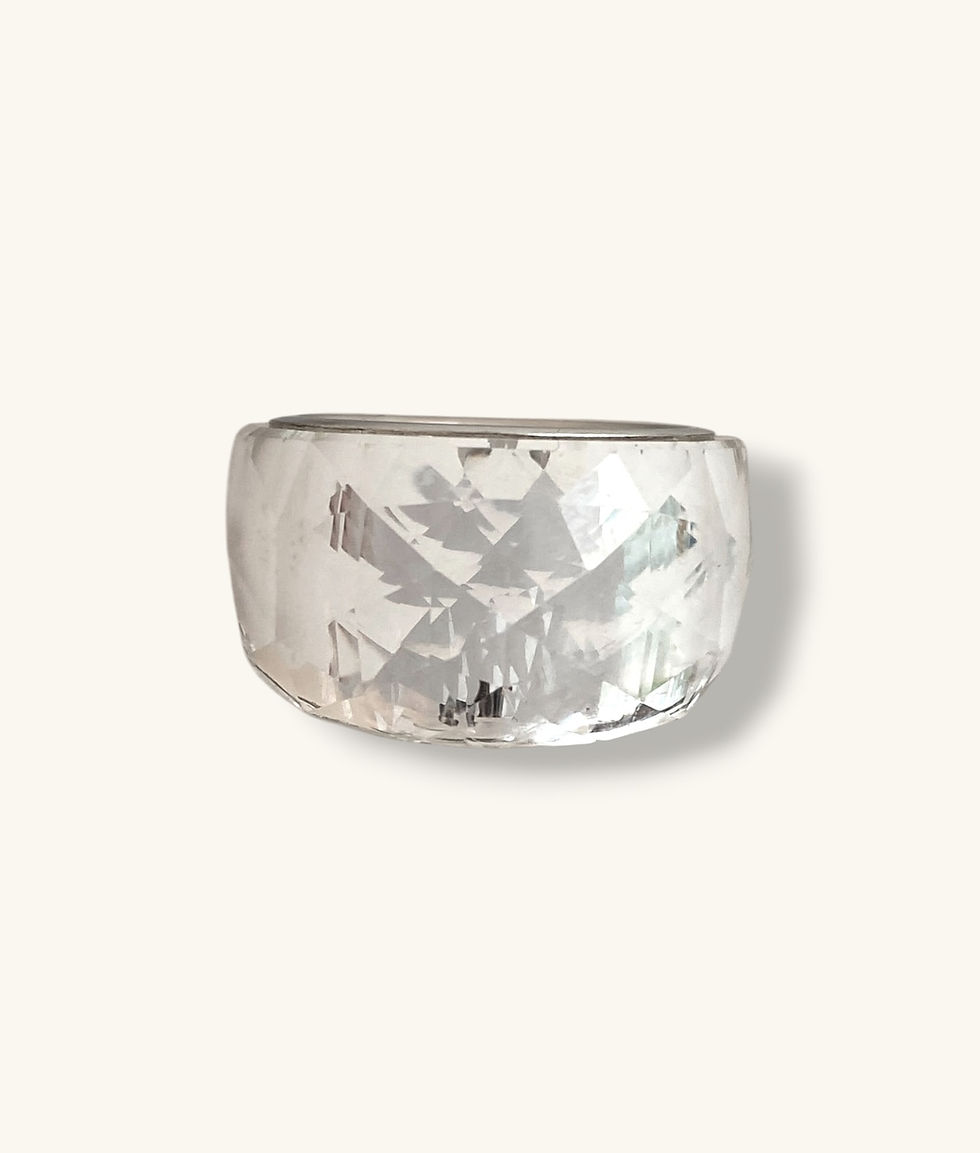 Thumbnail: SWAROVSKI NIRVANA CLEAR CRYSTAL RING SZ 7 - RGSW190-HI