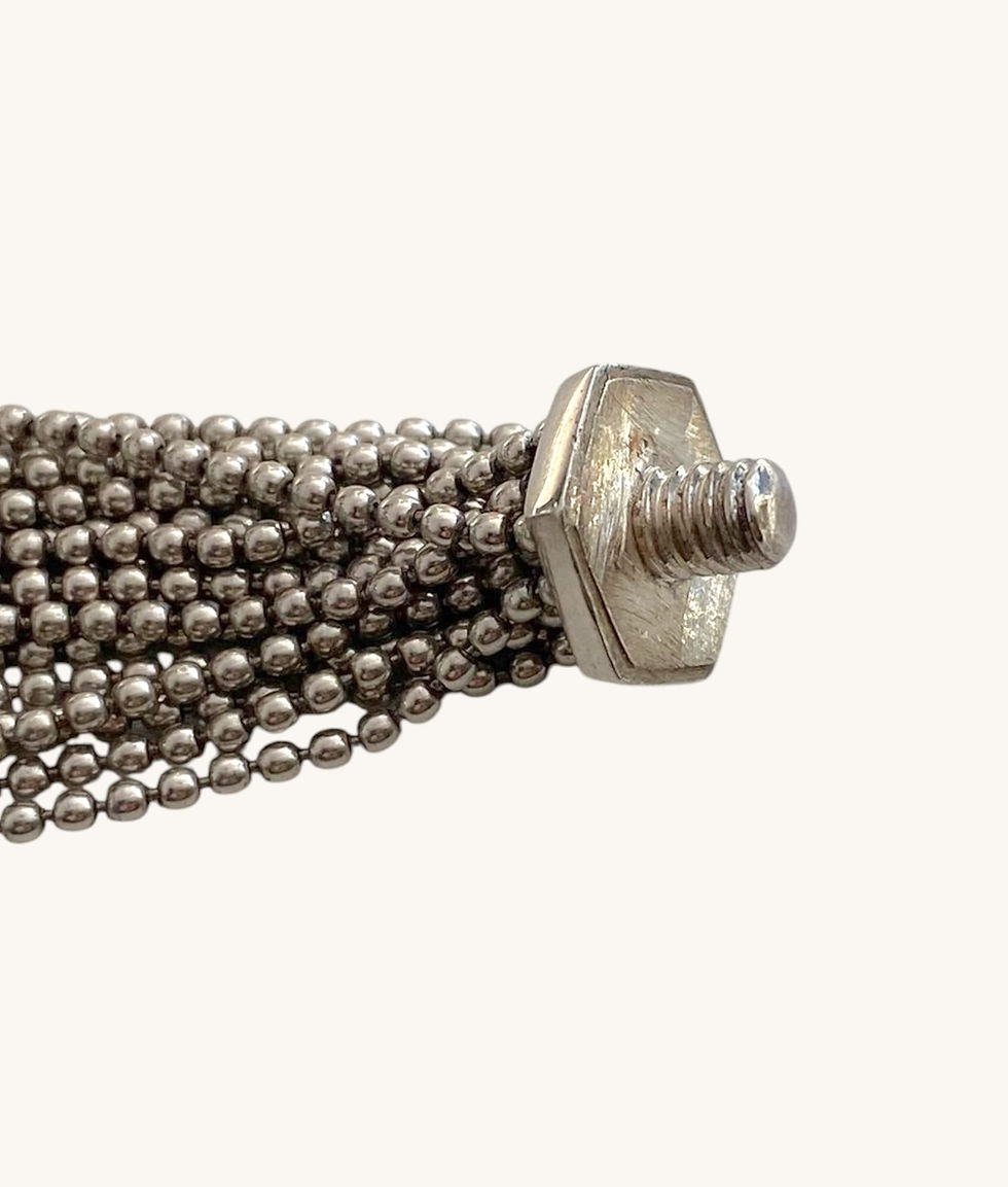 Thumbnail: 18K & 925 CARTIER INSPIRED MULTI STRAND NECKLACE - HI