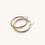 Thumbnail: 18K YELLOW GOLD ROUND HOOP EARRINGS - 00825H