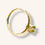 Thumbnail: 10K YELLOW GOLD PERIDOT SOLITAIRE RING - H