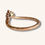 Thumbnail: PANDORA TIARA WISHBONE RING SIZE 5 - H