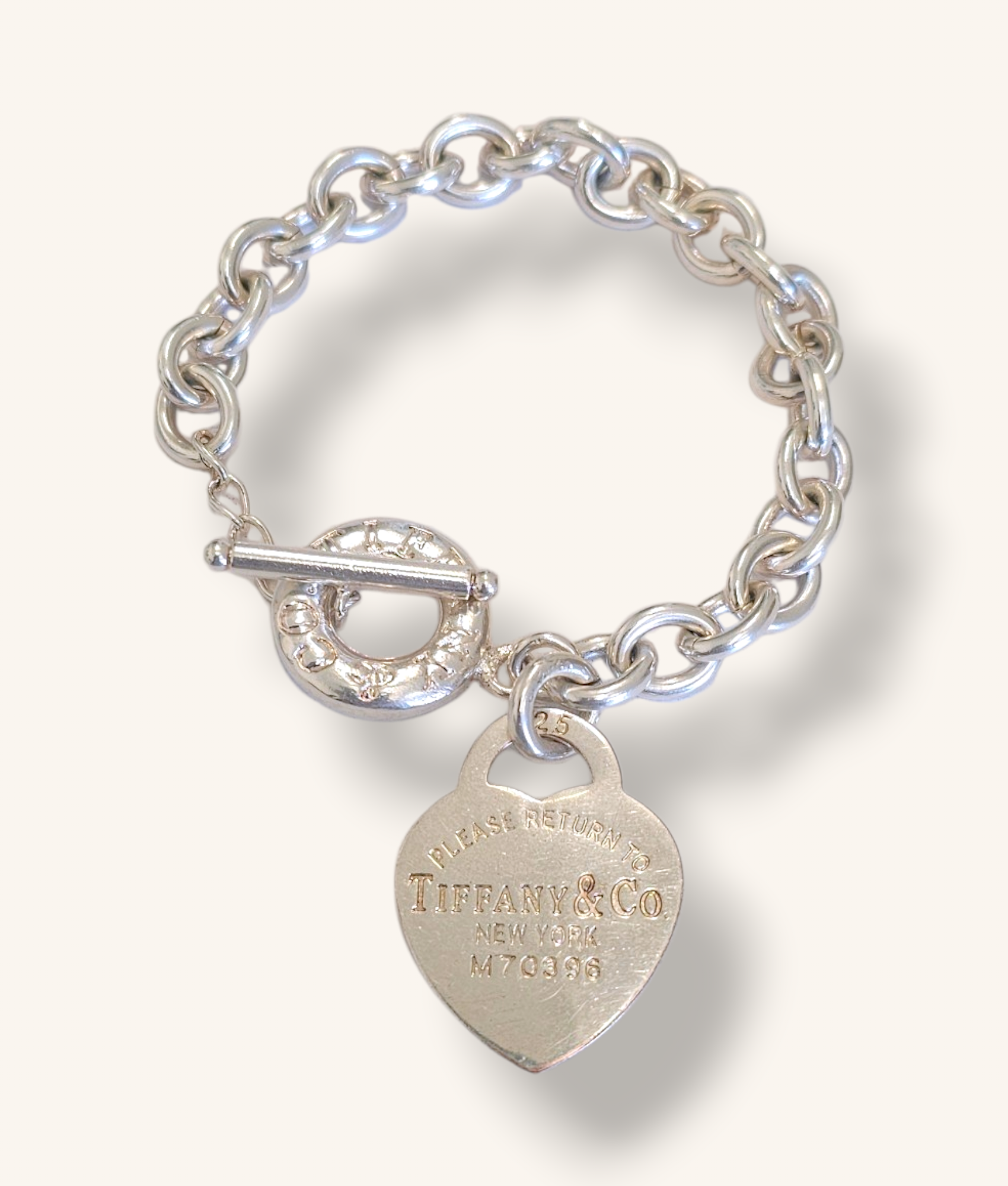 TIFFANY & CO. INSPIRED TOGGLE CHAIN BRACELET - 01129J