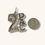 Thumbnail: 925 STERLING SILVER TUPAC “2 PAC” PENDANT - H