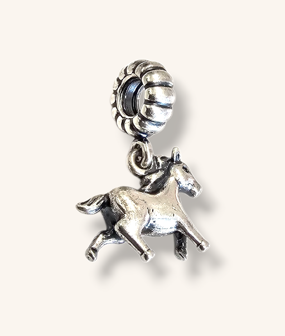 Thumbnail: PANDORA FREE SPIRIT HORSE DANGLE CHARM - 00482J