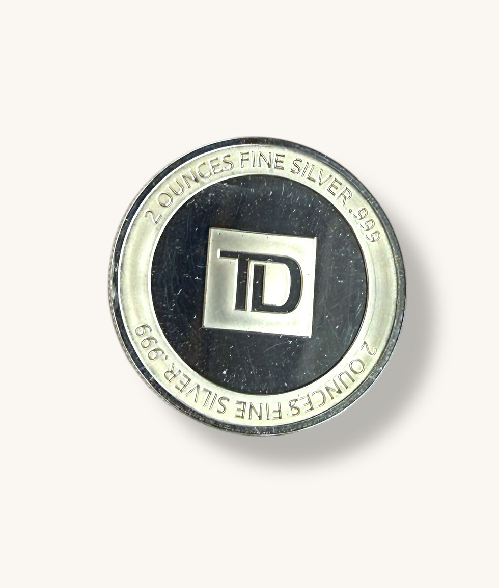 2oz Silver TD Round .999