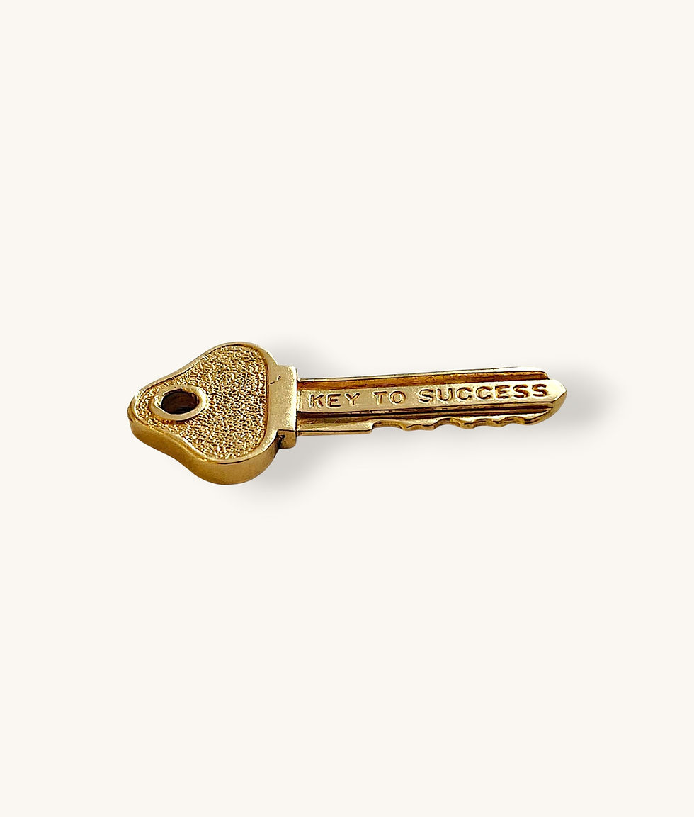 Thumbnail: 10K YELLOW GOLD "KEY TO SUCCESS" PENDANT - H