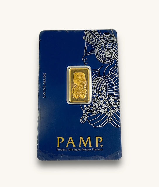 5g PAMP SUISSE Gold Bar 999.9