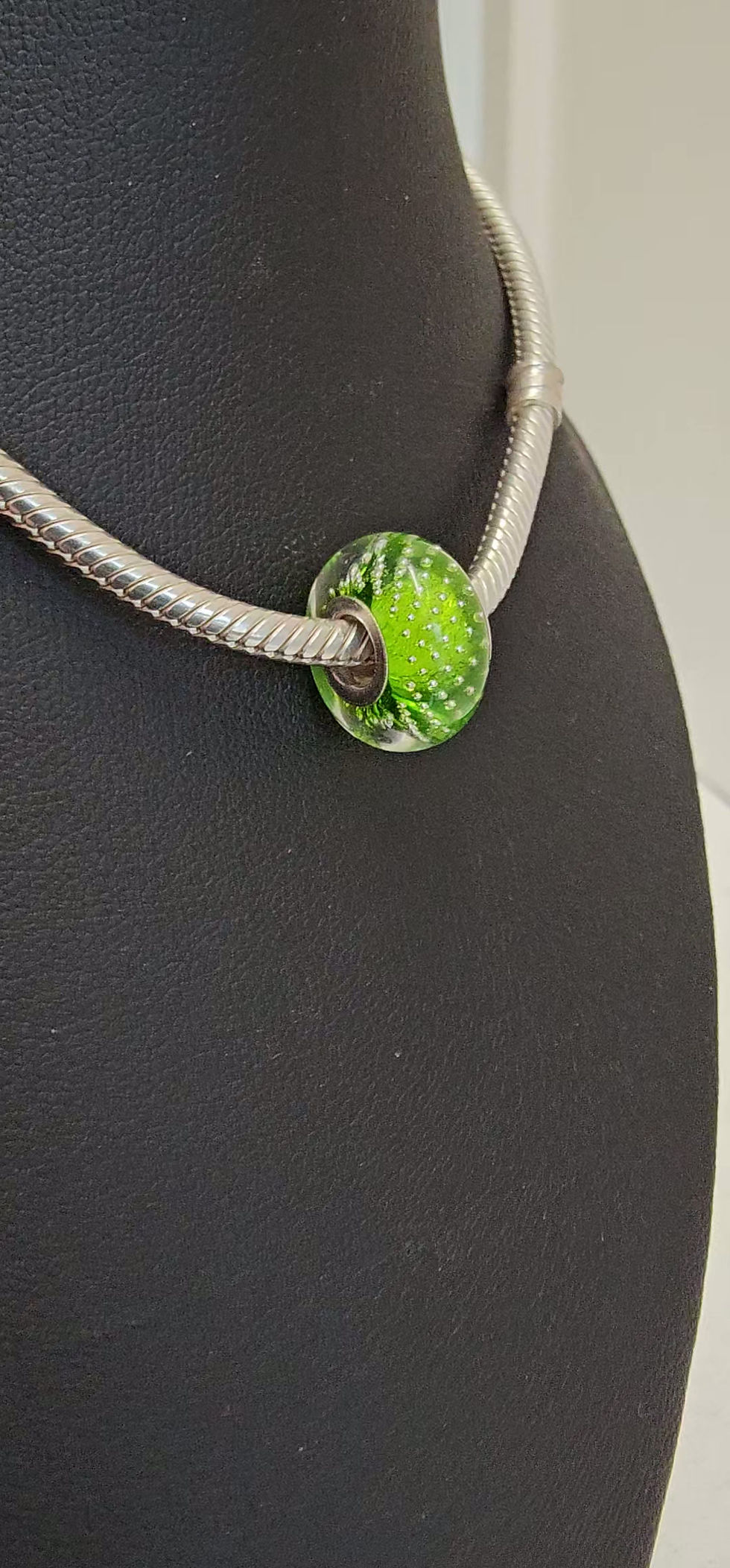 Thumbnail: CHAMILIA MYSTIC LIME MURANO CHARM - 00765J