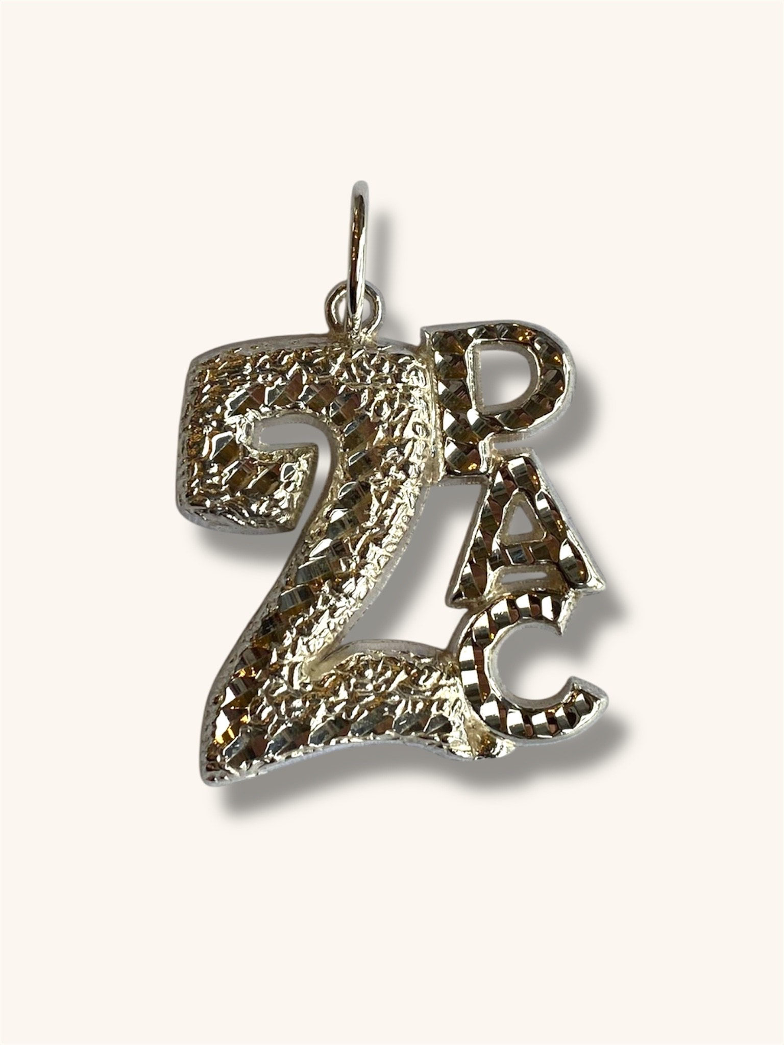 925 STERLING SILVER TUPAC “2 PAC” PENDANT - H
