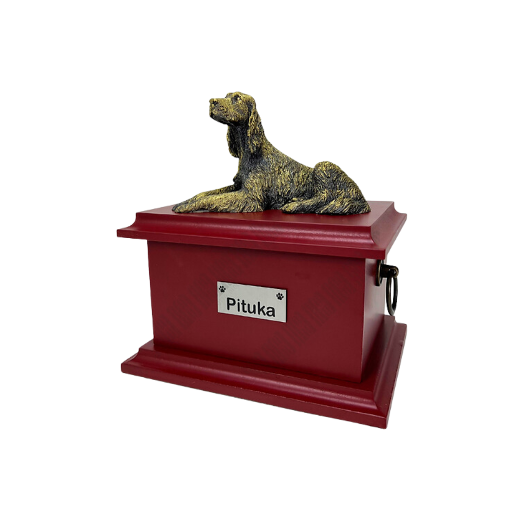 Urna Pet Box Oriental com Miniatura e Placa